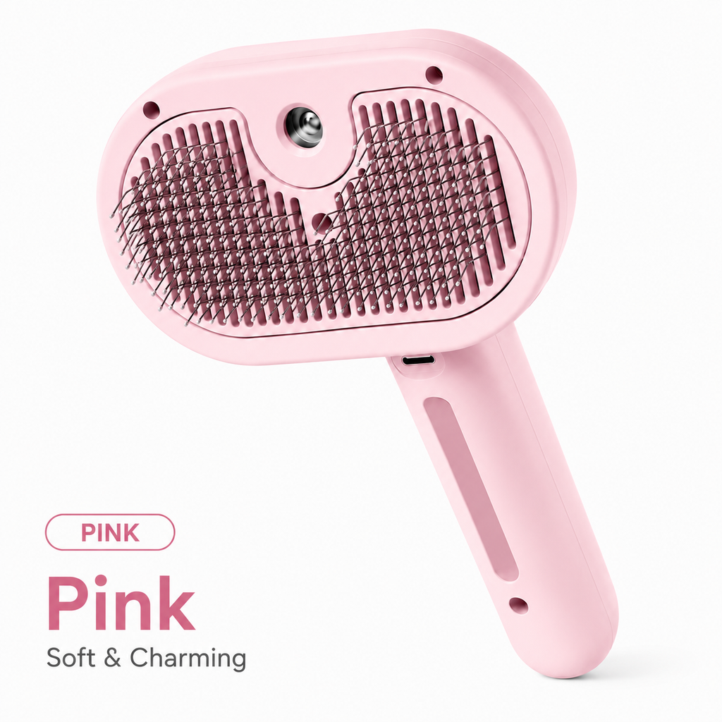 3-IN-1 AUTO-CLEAN STEAM PET BRUSH
