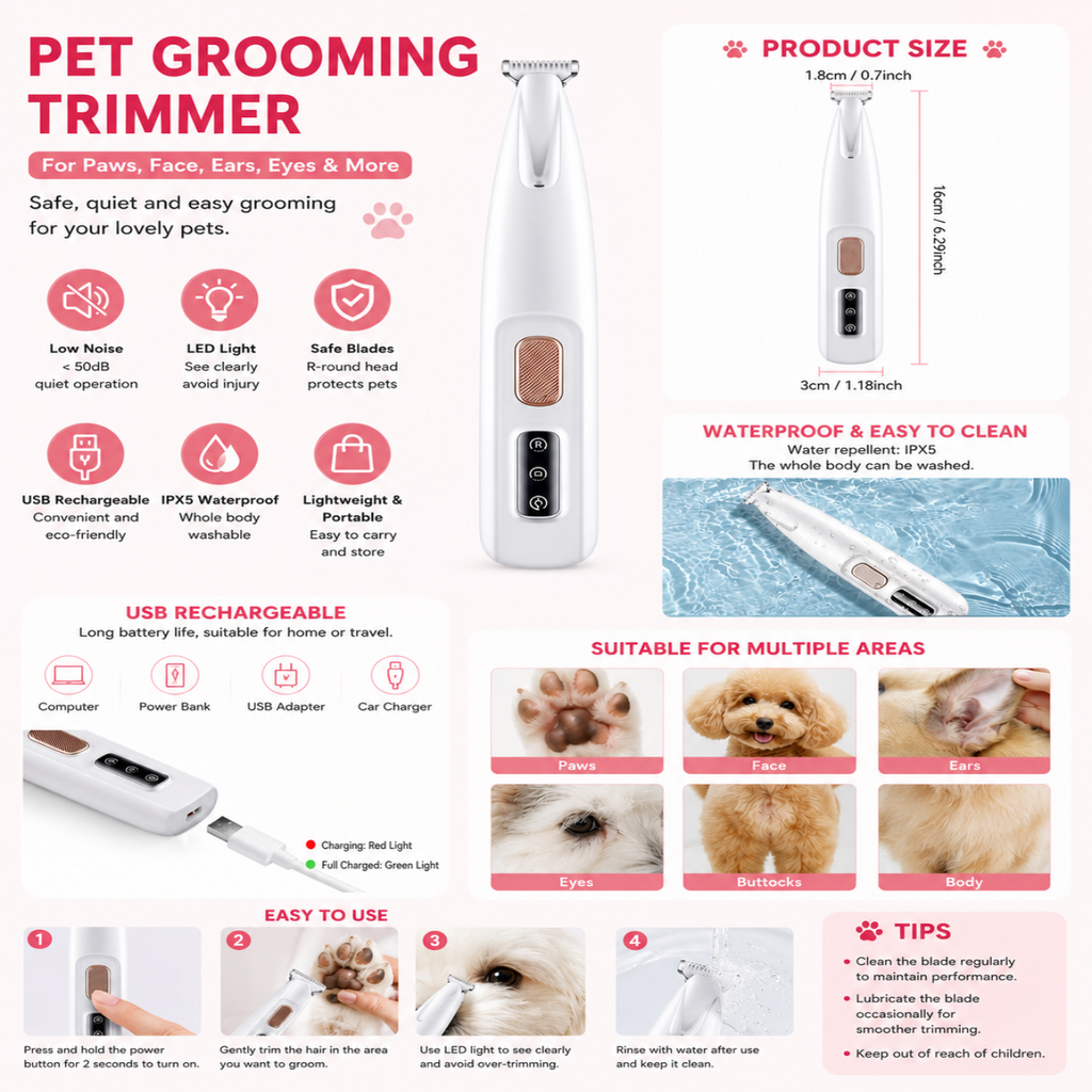 PET GROOMING TRIMMER