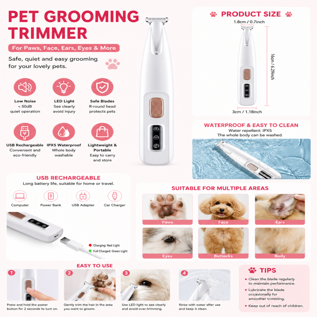 PET GROOMING TRIMMER